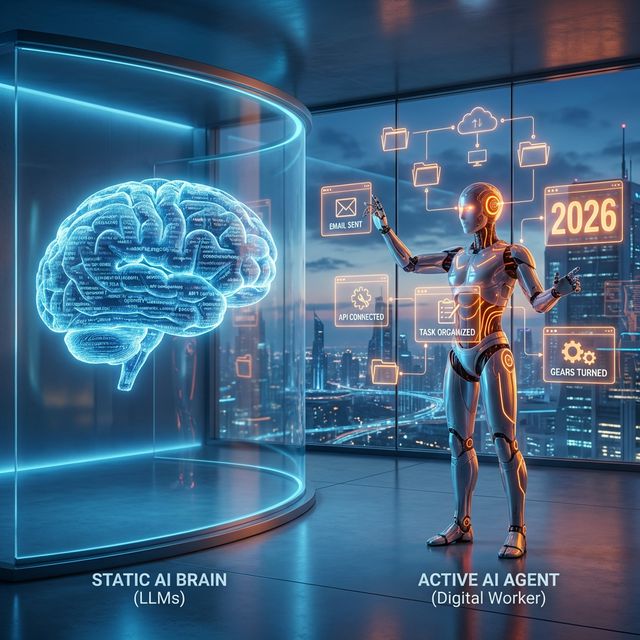 AI Agents vs. LLMs: Why 2026 is the Year of Autonomous Workflows